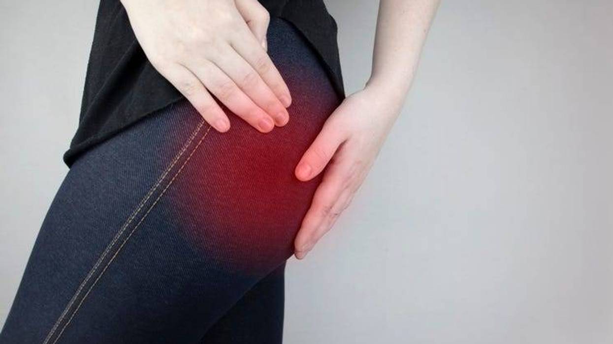 Woman Suffers From Buttock Pain
