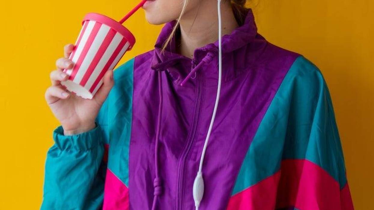 Woman, Windbreaker, '90s, 1990, Fashion