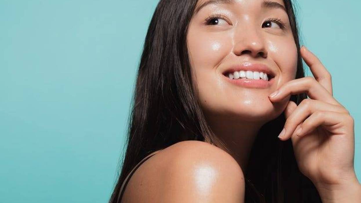 Woman with healthy skin