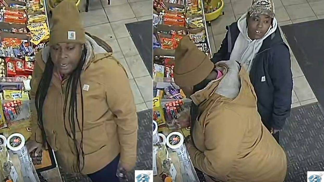 Women wanted for stealing from gas station