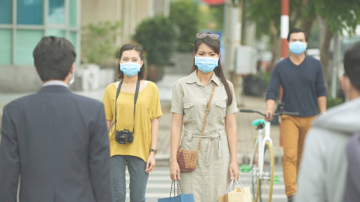 women wearing face masks