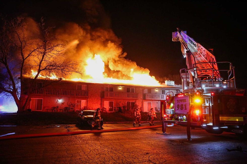 Woodstock apartment fire