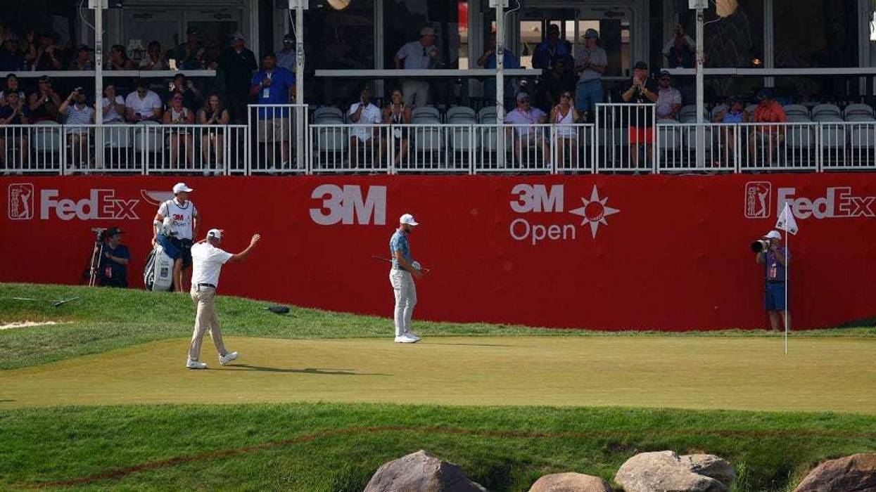 Work continues at TPC Twin Cities in Blaine ahead of next week's 3M Open, with organizers keeping a close eye on how Friday's field of golfers is faring at The Open Championship in Ireland.