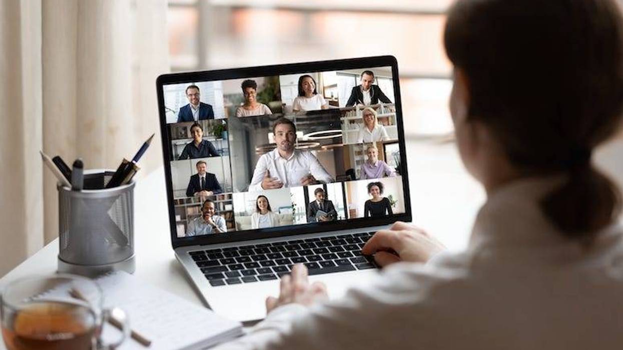 Work zoom call