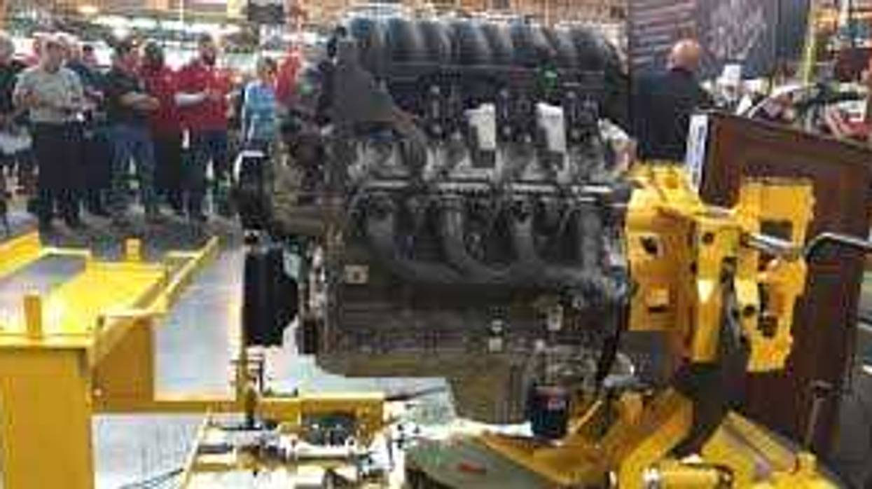 Workers at the GM Power Train Plant in Tonawanda