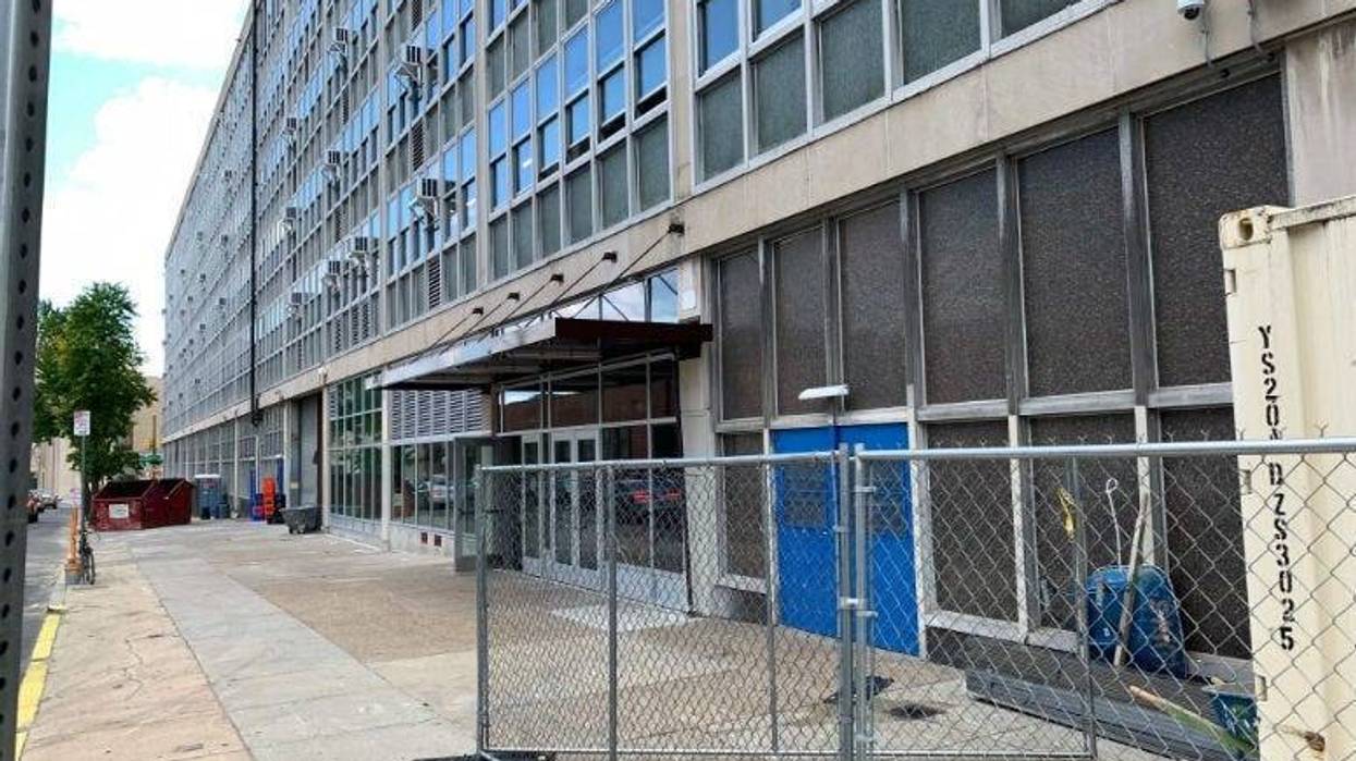 Workers have been building a new home for SLA inside the Ben Franklin High building.