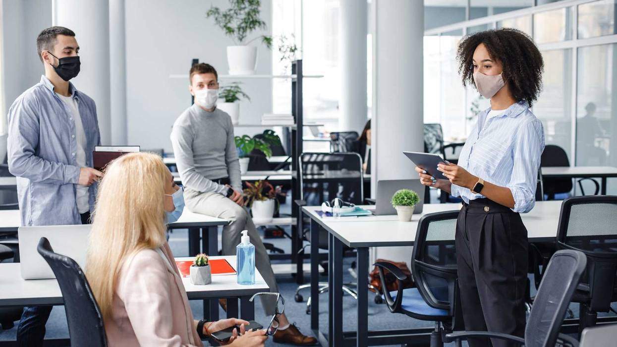 Workplace stock photo.