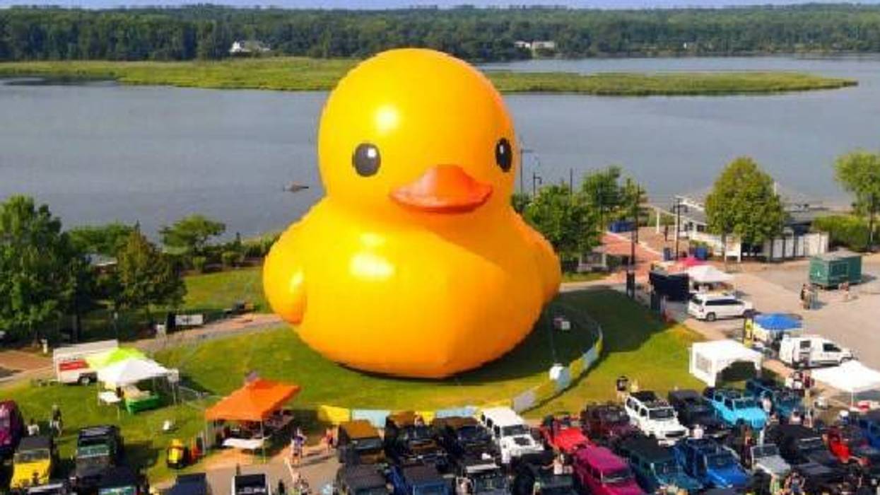 Giant Rubber Duck Returns to Pittsburgh Ahead of Draft