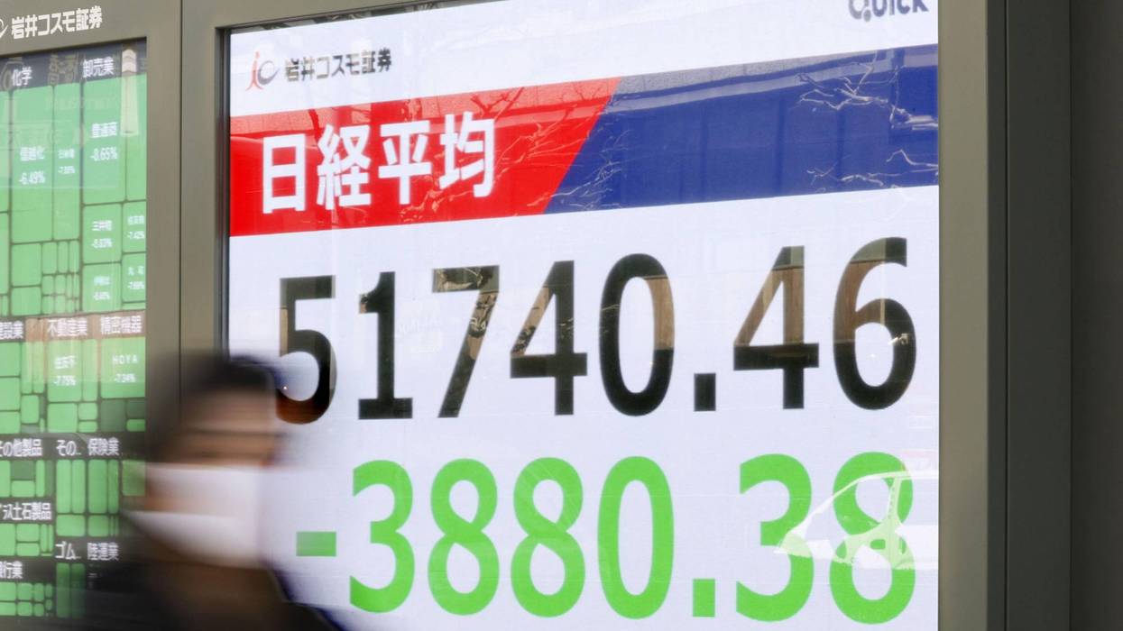 World shares tumble as Iran war pushes crude prices over $110 a barrel