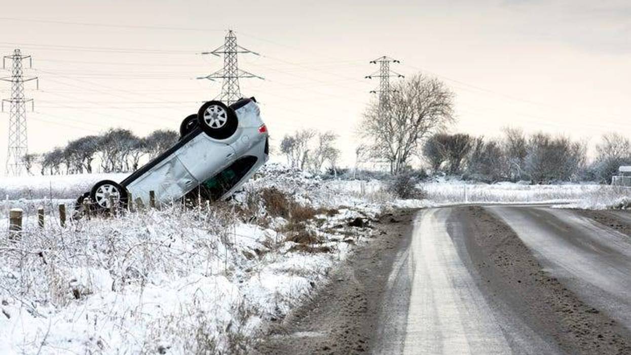 worst roads for winter crashes in Michigan