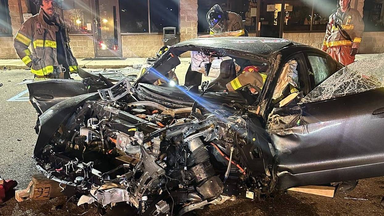 Wrecked vehicle