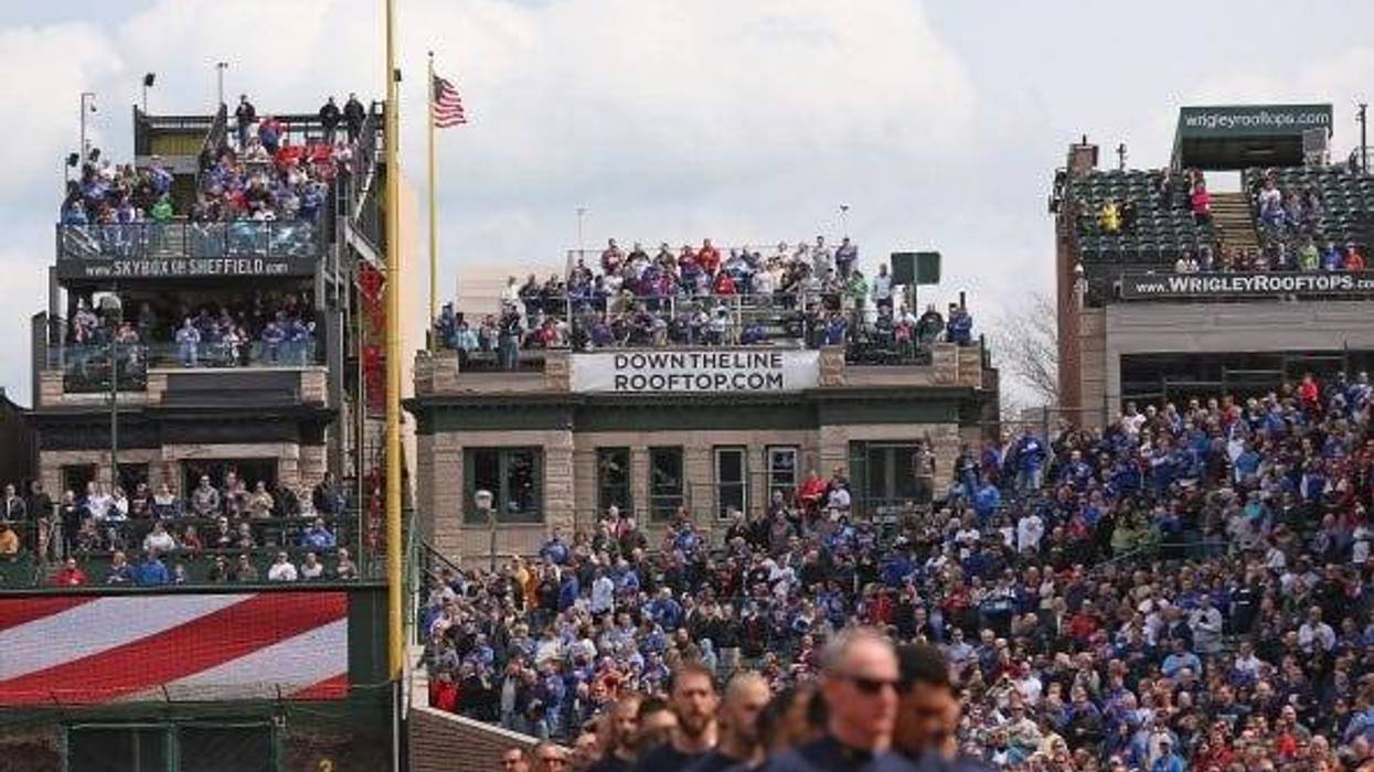 Wrigley Field, Rooftops, Chicago, Cubs, Fans
