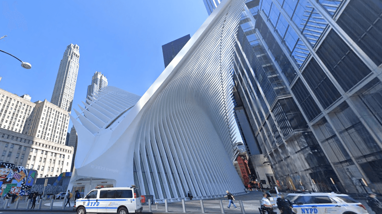 WTC Cortlandt subway station, where a woman was serious injured by a train on Friday, according to police.