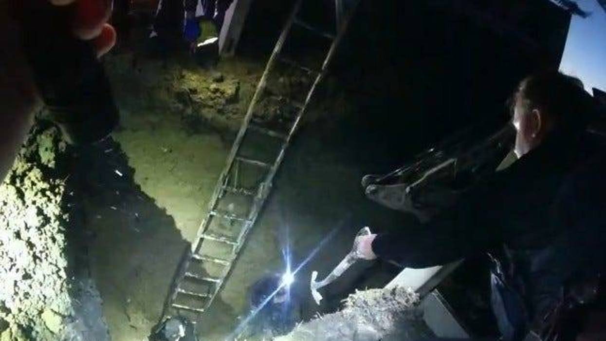 Wyandotte Police Department trench rescue