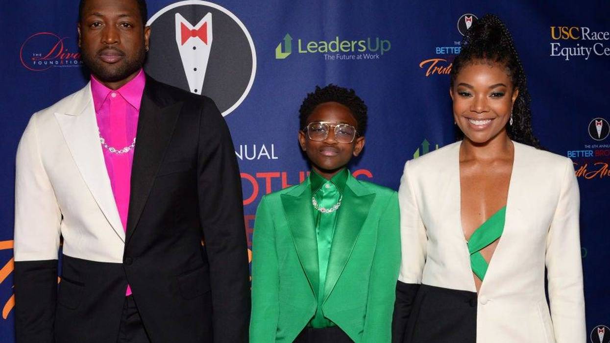 wyane Wade, Zaya Wade and Gabrielle Union attend the Better Brothers Los Angeles 6th annual Truth Awards at Taglyan Complex on March 07, 2020 in Los Angeles, California.