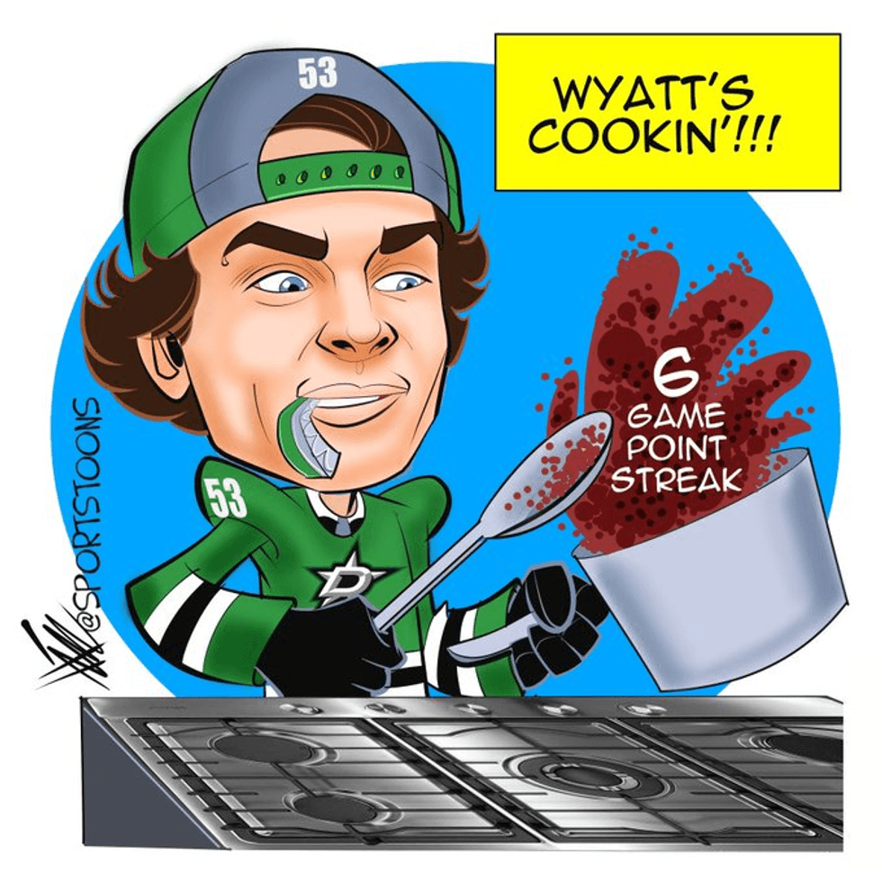 Wyatt Johnston cartoon