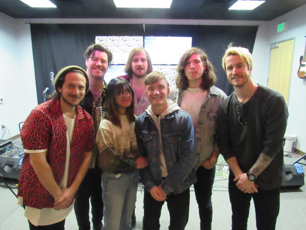X107.5, X1075, KXTE, Las Vegas, Vegas, 2020, The Unlikely Candidates, Alternative, Radio, Music, Studio X, Entertainment, Meet And Greet Photos