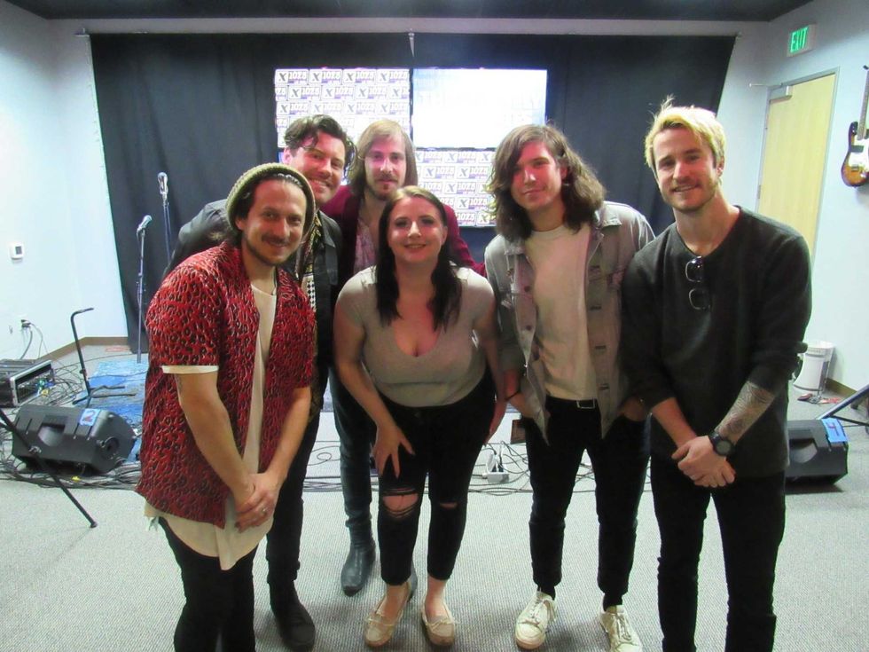 X107.5, X1075, KXTE, Las Vegas, Vegas, 2020, The Unlikely Candidates, Alternative, Radio, Music, Studio X, Entertainment, Meet And Greet Photos