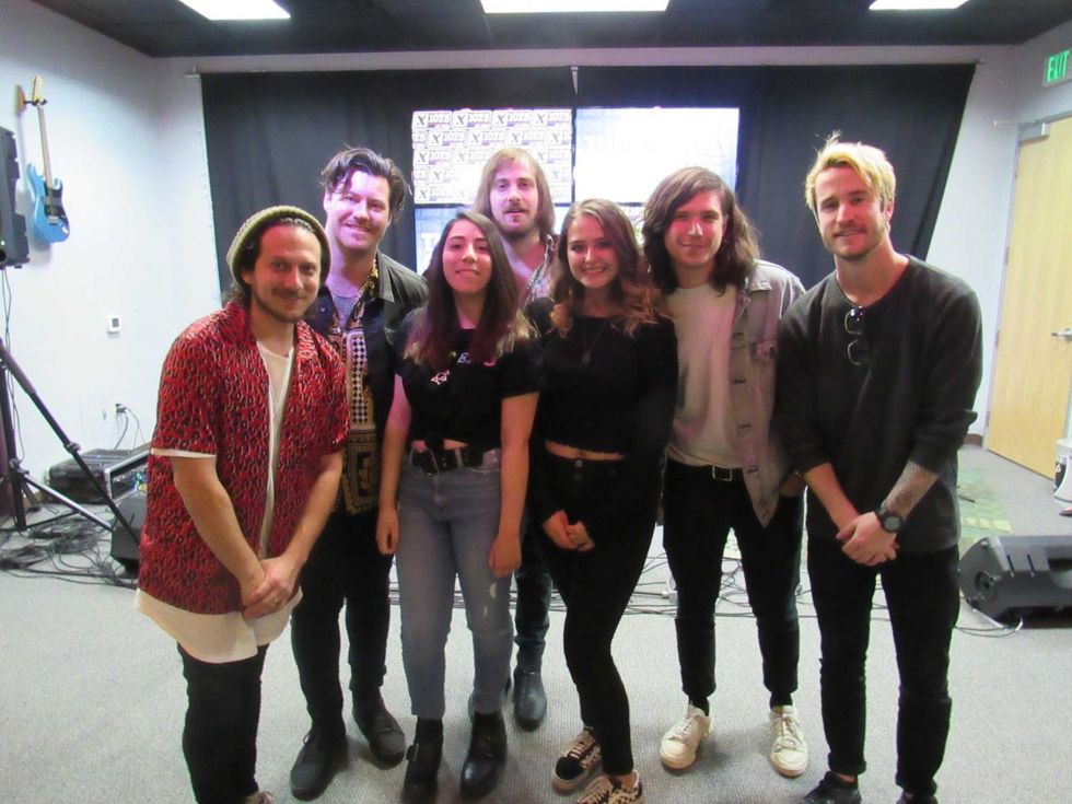 X107.5, X1075, KXTE, Las Vegas, Vegas, 2020, The Unlikely Candidates, Alternative, Radio, Music, Studio X, Entertainment, Meet And Greet Photos