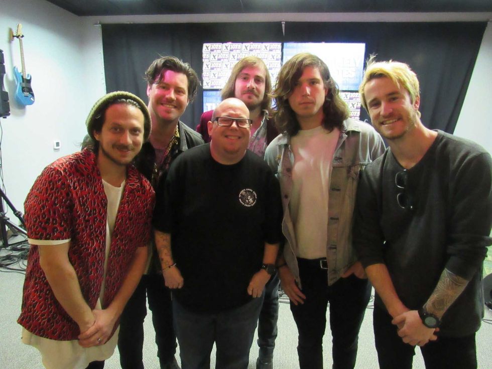 X107.5, X1075, KXTE, Las Vegas, Vegas, 2020, The Unlikely Candidates, Alternative, Radio, Music, Studio X, Entertainment, Meet And Greet Photos