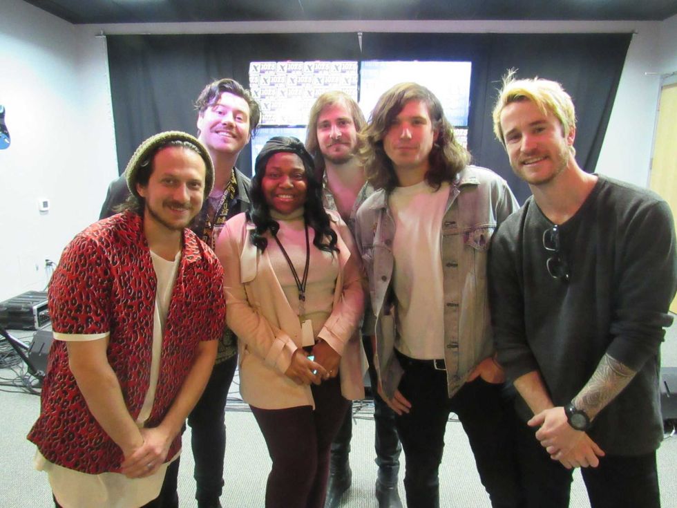 X107.5, X1075, KXTE, Las Vegas, Vegas, 2020, The Unlikely Candidates, Alternative, Radio, Music, Studio X, Entertainment, Meet And Greet Photos