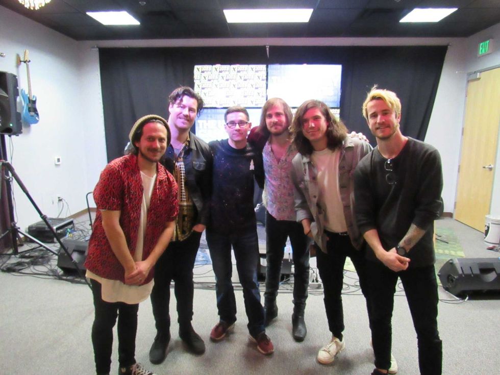 X107.5, X1075, KXTE, Las Vegas, Vegas, 2020, The Unlikely Candidates, Alternative, Radio, Music, Studio X, Entertainment, Meet And Greet Photos