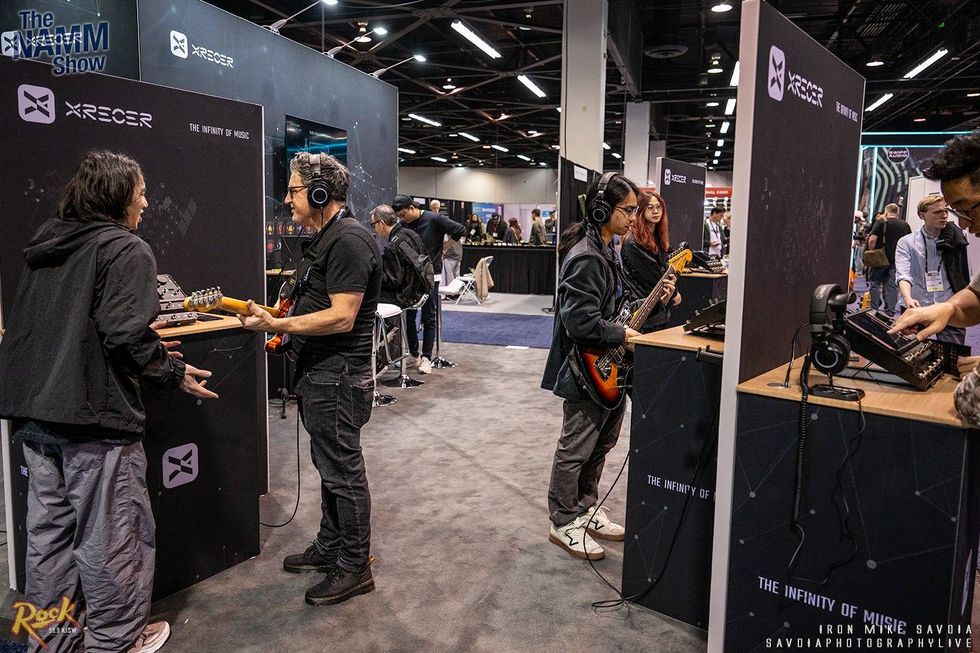 XRecer booths - NAMM Show - Anaheim, CA Convention Center 1/23/26