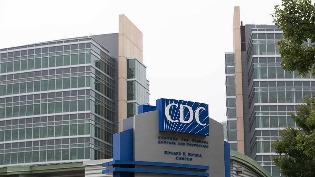 xterior of the Center for Disease Control (CDC) headquarters.