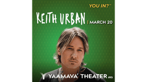 Keith Urban Yaamava' Theater
