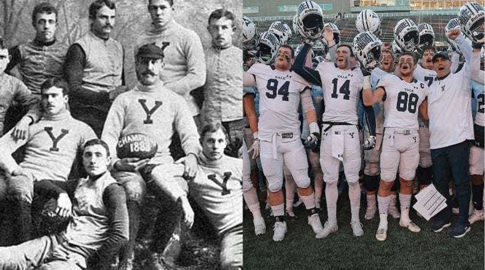 Yale has the most football championships (18)