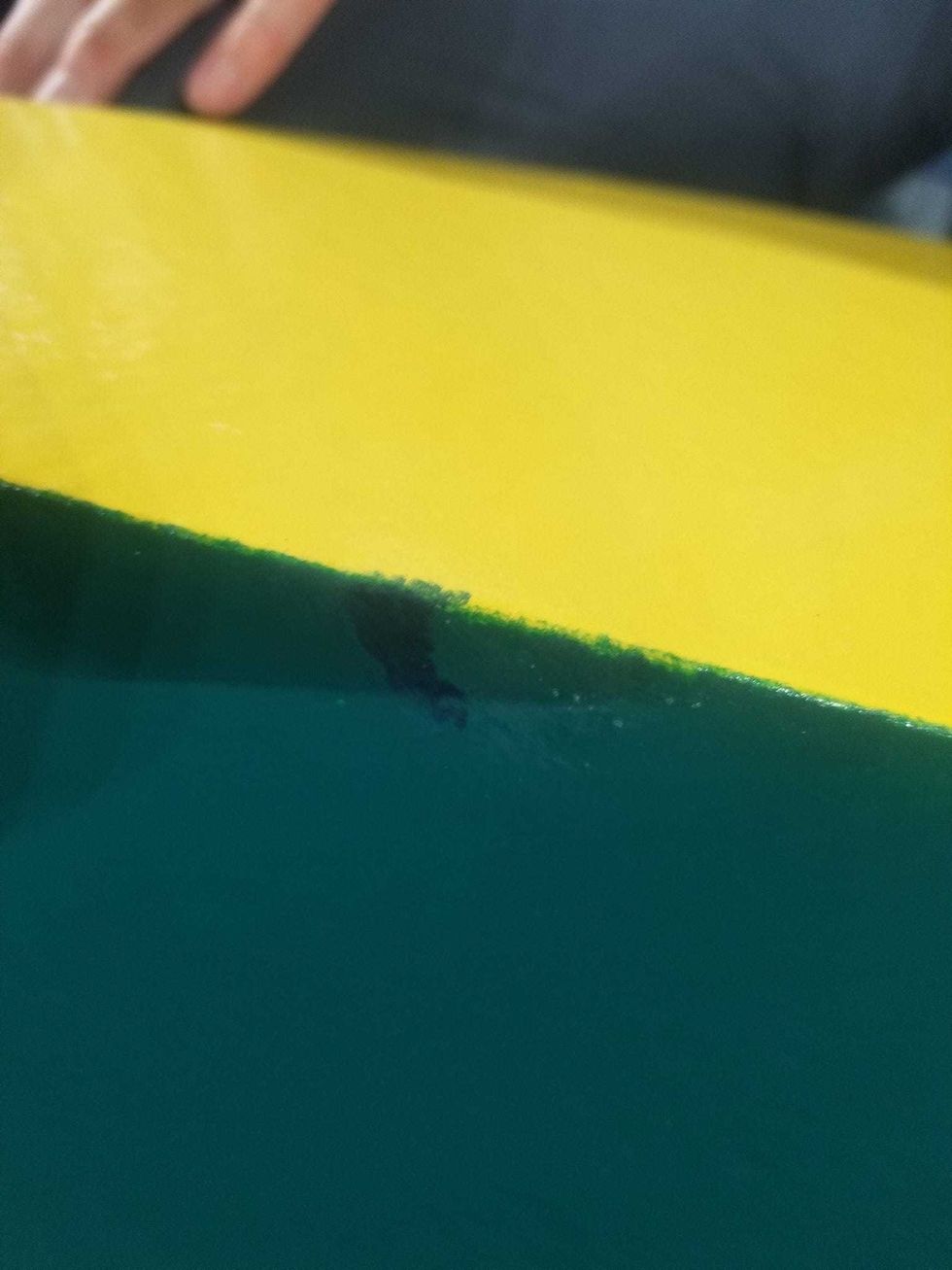 Yellow mark