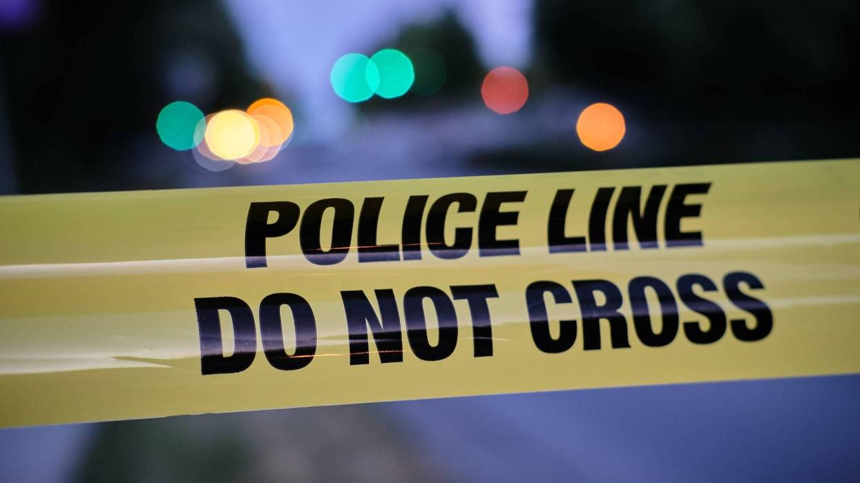 Yellow police line