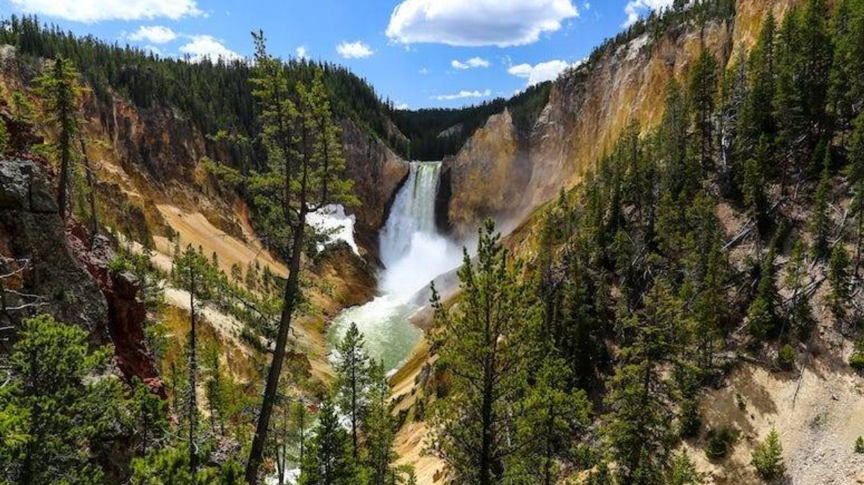 Yellowstone, Lower Falls, Waterfall
