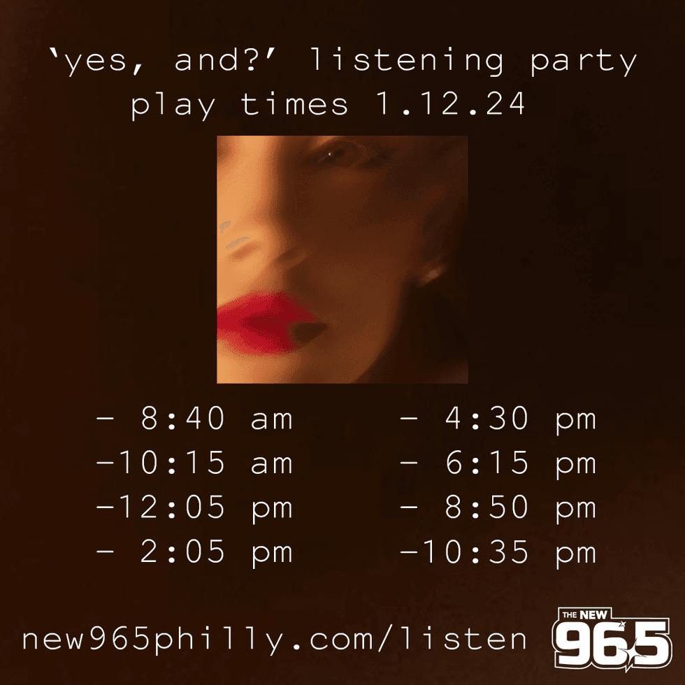 yes, and? listening party