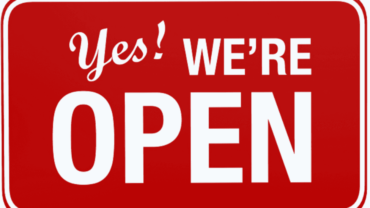 Yes, We're Open