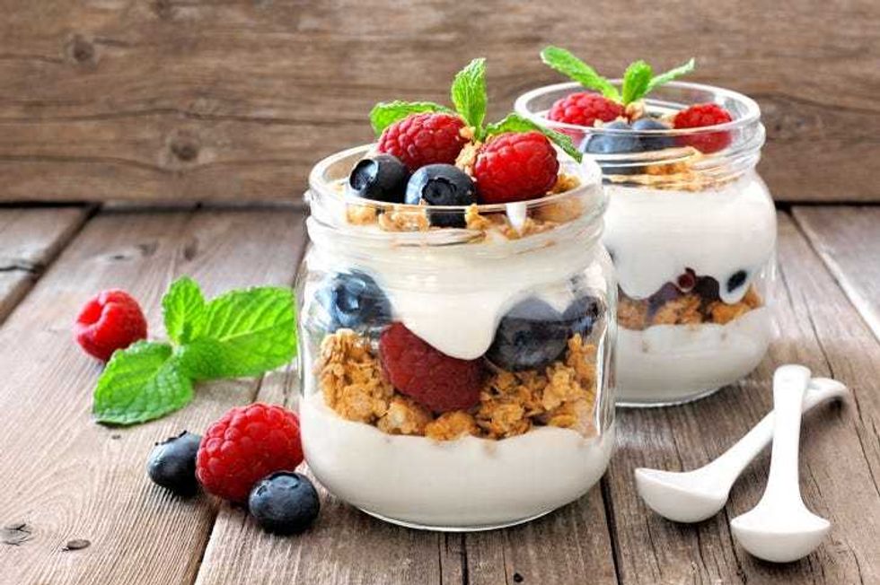 yogurt and granola