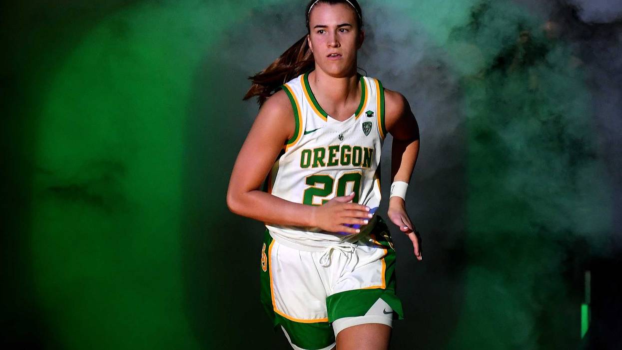 You wouldn't want to mess with Sabrina Ionescu right now