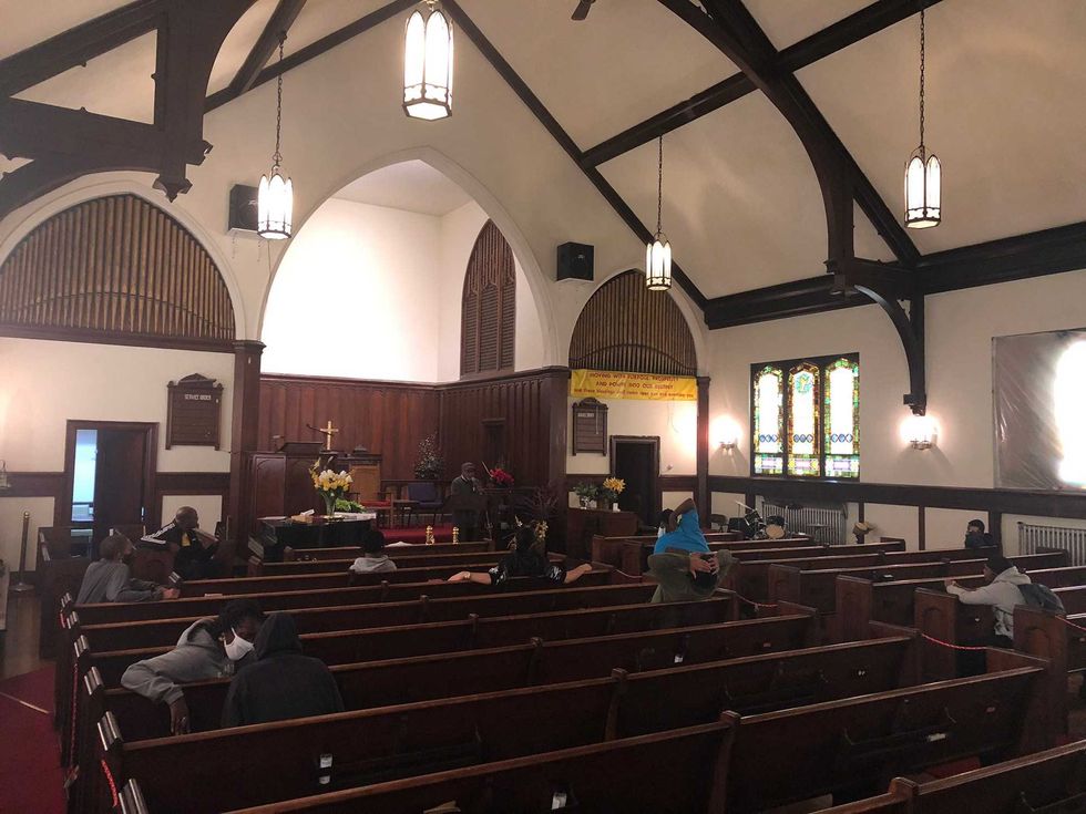 Young people at Good Shepherd Temple