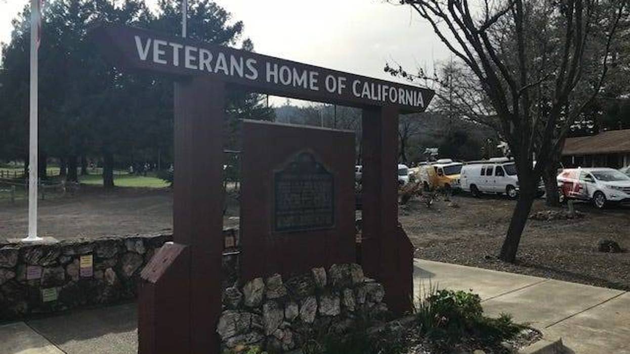 YOUNTVILLE, CA - March 09: Reporting from the seen at the Veterans Home in Yountville. (Photo credit: Larry Chiaroni/KCBS Radio)