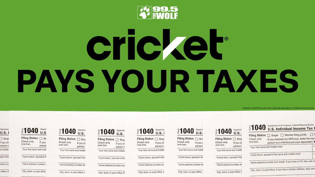 Your Chance for The Wolf and Cricket Wireless to Pay Your Taxes!