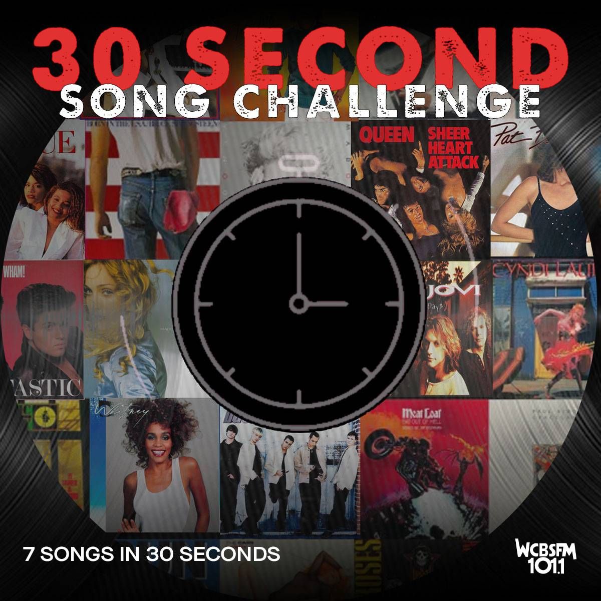 Your Chance to Win FREE MONEY at 7:30am, 8:30am & 4:30pm with The 30 Second Song Challenge
