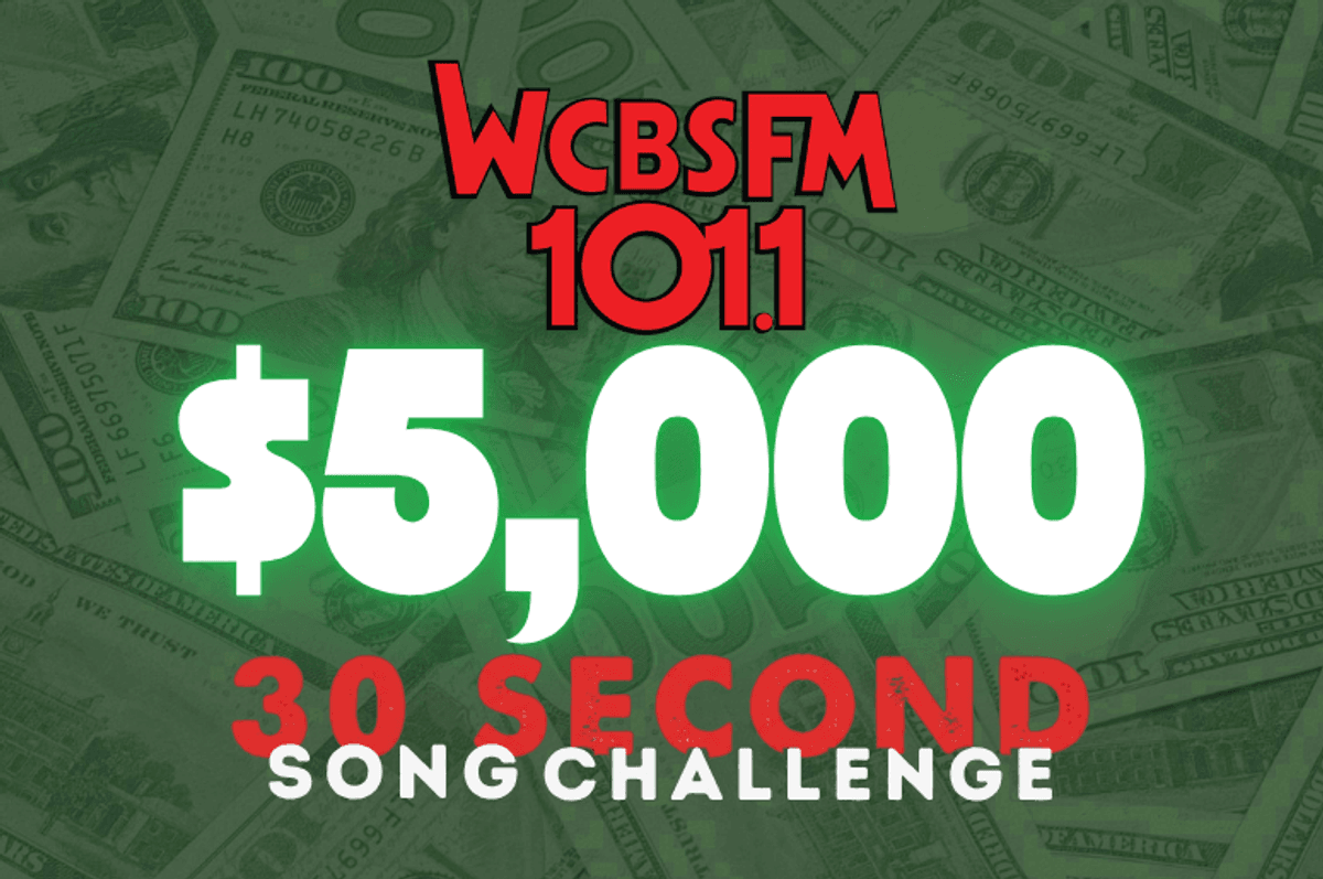 Your Chance to Win FREE MONEY with CBSFM's $5,000 30 Second Song Challenge!