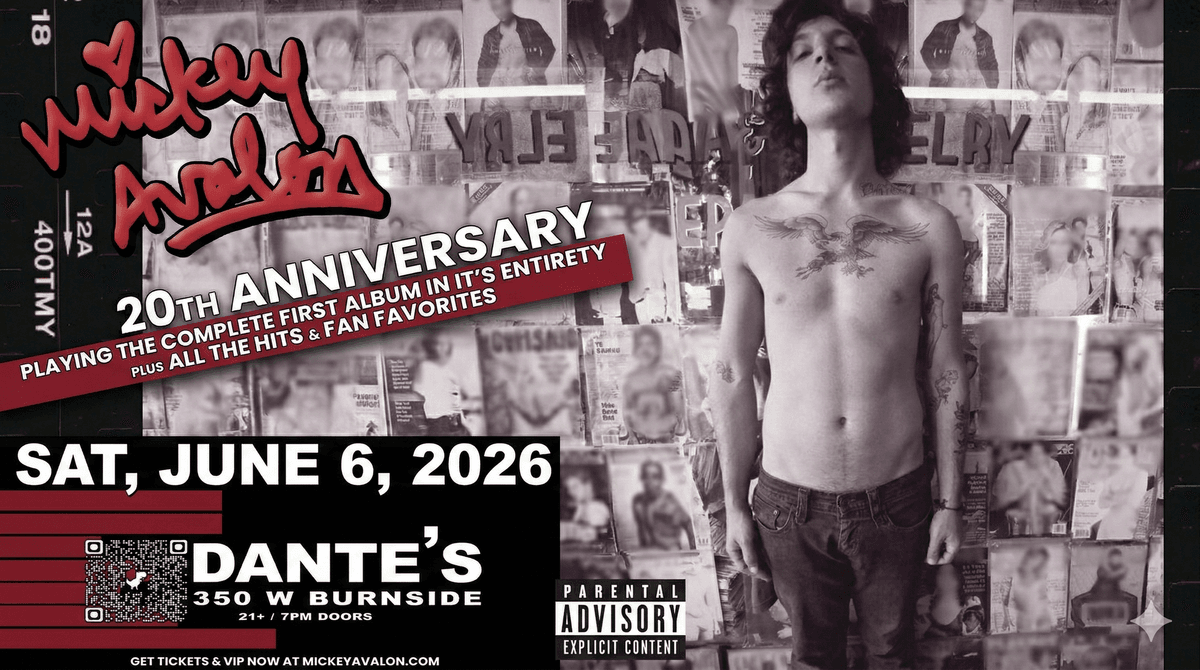 Your Chance to Win Tickets to Mickey Avalon!