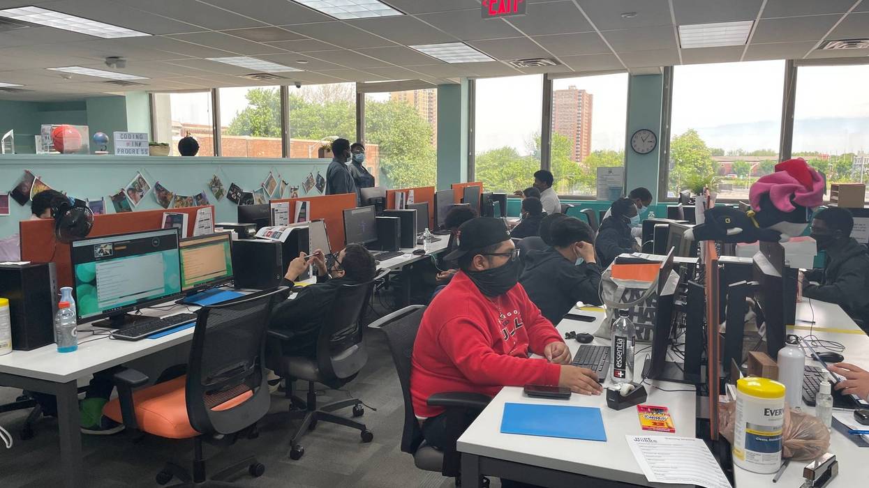 Youth workers and interns at Hopeworks Camden