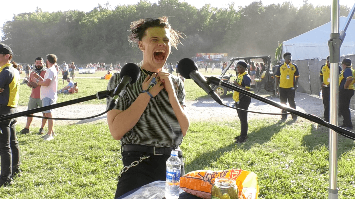 Yungblud Does ASMR and It's Exactly What You Need Today from 965 TDY and LA at Firefly Music Festival in Dover Delaware