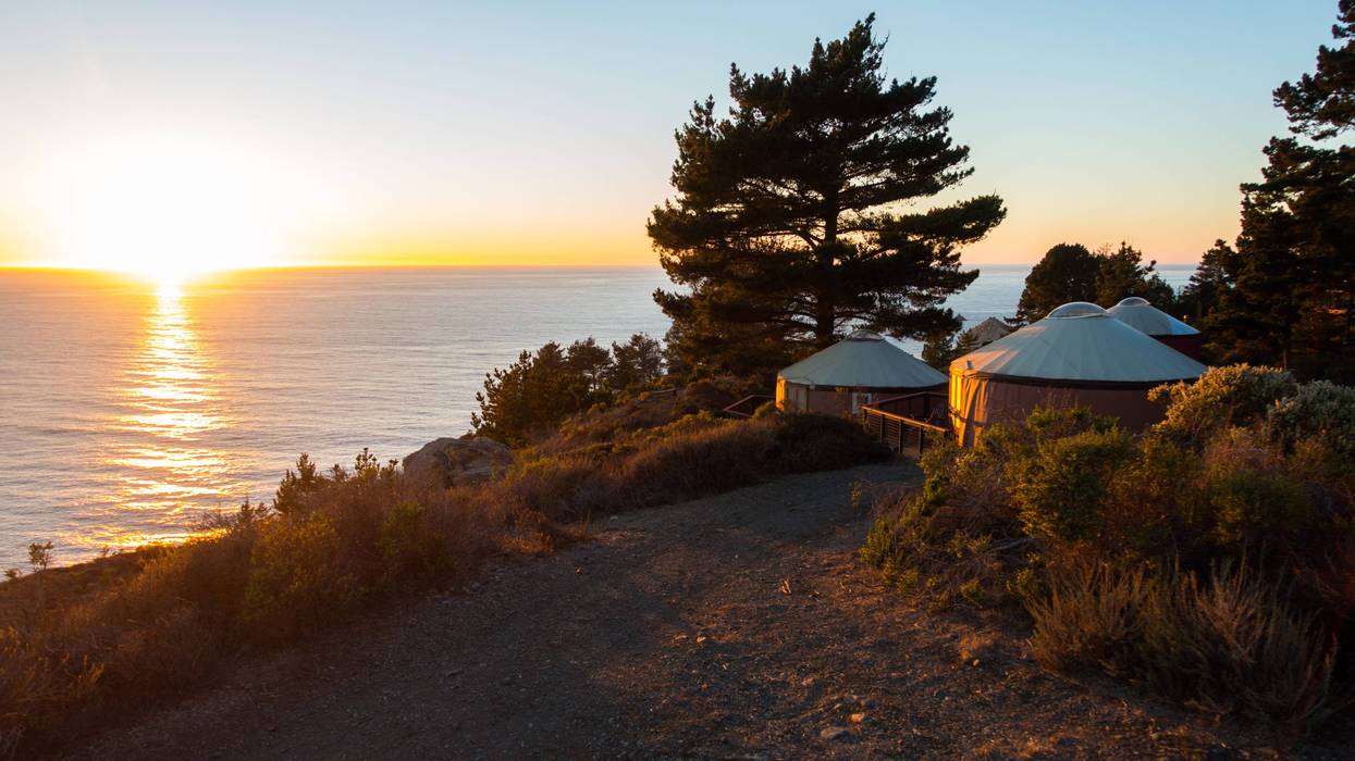 yurts by the ocean