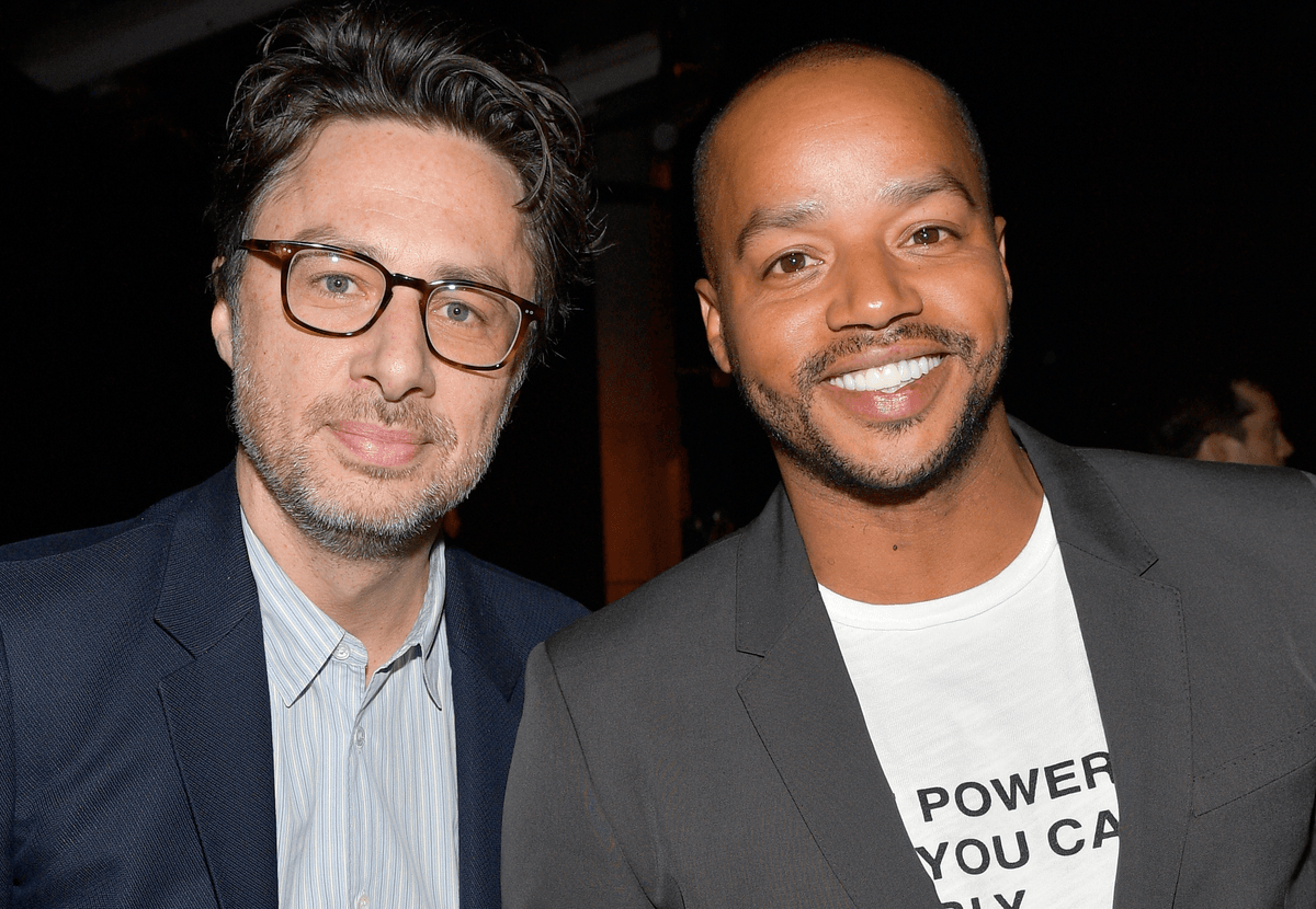 Zach Braff and Donald Faison