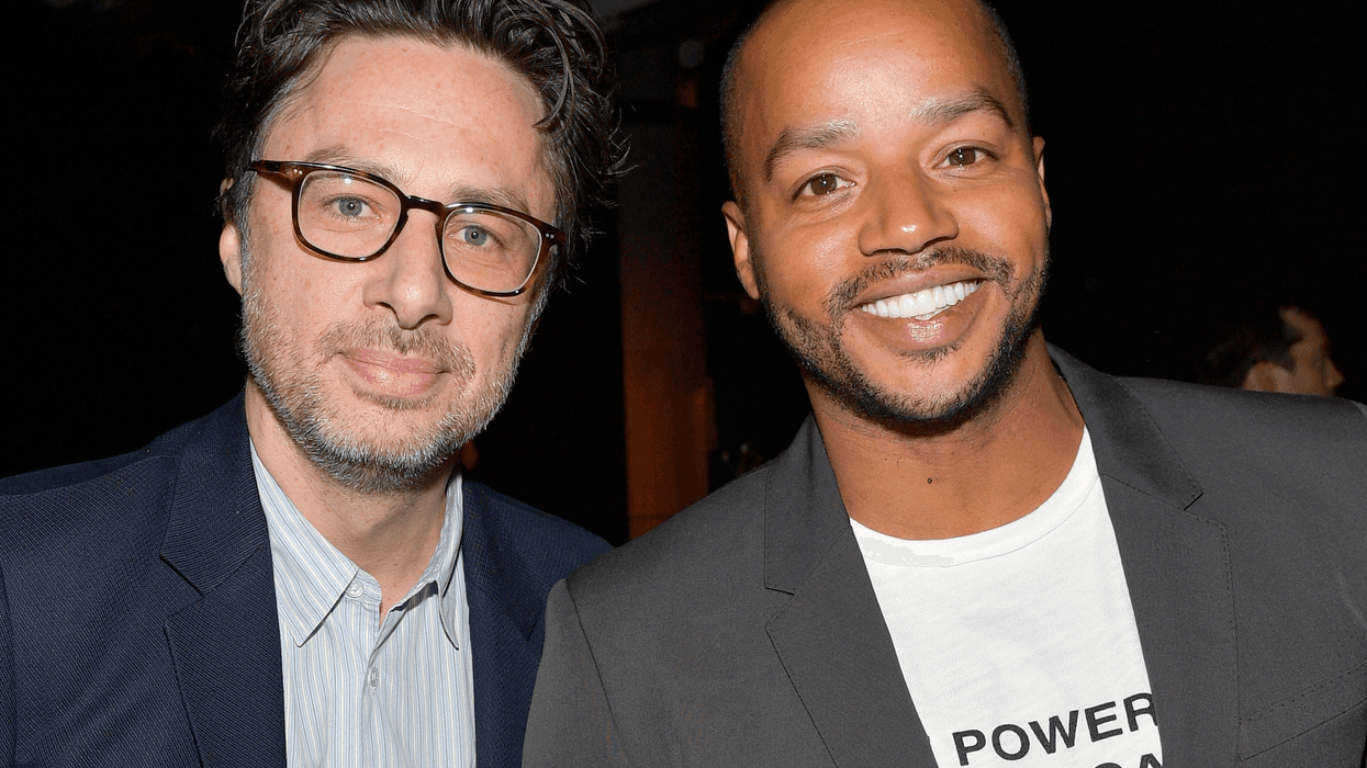 Zach Braff and Donald Faison