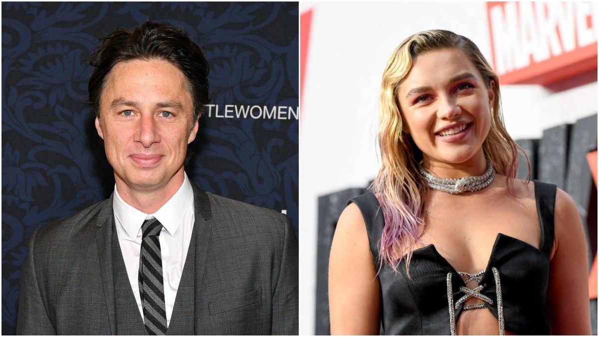 Zach Braff (left) / Florence Pugh (right)