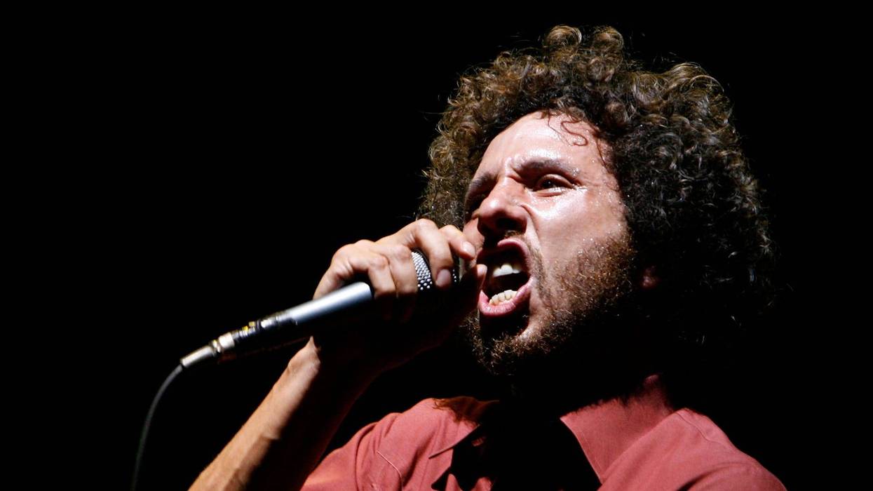 Zack De La Rocha of Rage Against the Machine
